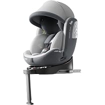 Amazon | Heekin チャイルドシート 360°回転式 ISOFIX+サポートフット